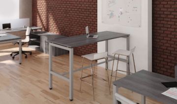 Elements Bar Height Tables with  Metal U-Legs