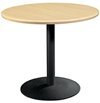 Hon Round Cafe Table with Black Disc Base