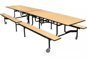 HON HB293012 - HON Cafeteria Rectangle Table with Benches