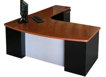 RBW EXEC L-DESK TRI-COLOR