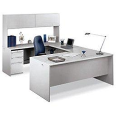 Hon 38000 L- Desk with Hutch