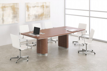 Dmkrs conf table silver reveal half drum base