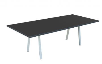 Cancun Conference Table with Angled Metal Legs