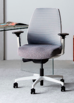 Via 4U Groove, Knit Mesh Back, White Frame