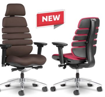 Sausalito Ergo exec chairs with or without headrest