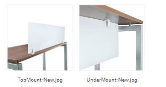 PCF Elements Acrylic Privacy and Modesty Screens