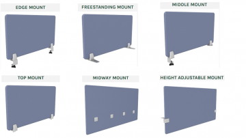 Symmetry Screens, Various Mounts