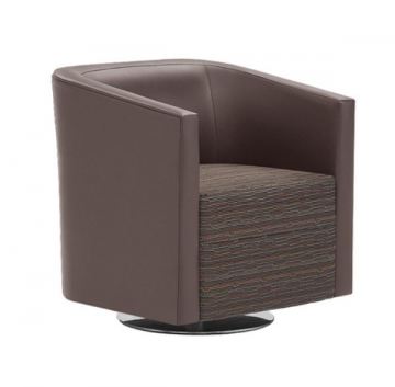 Domo swivel-base lounge chair