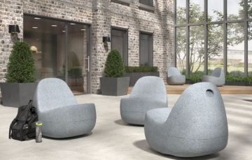 Hon-SKIP-LOUNGE CHAIR-with rocking motion