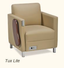 Tux Lite Club Chair with Tablet
