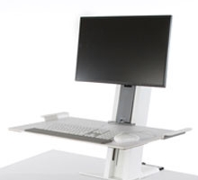 Humanscale Quick Stand Eco, Black or White for Desktop