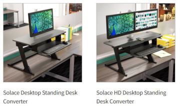 Workrite Solace Desktop Single or Dual, Easy Set-up, Non-Powered