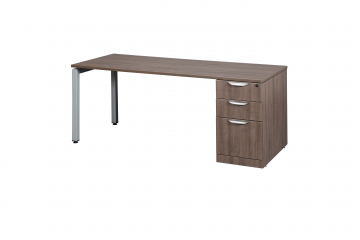 Elements Single-Pedestal Modern Desk FAST