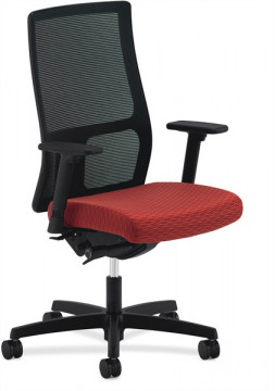 Hon Ignition Black Meshback Desk Chair w/ Adjustable Height Arms