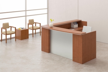 D  Milano Reception w/Bowfront Counter