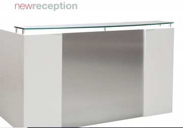 Napa Reception-Desk w/ Glass-top
